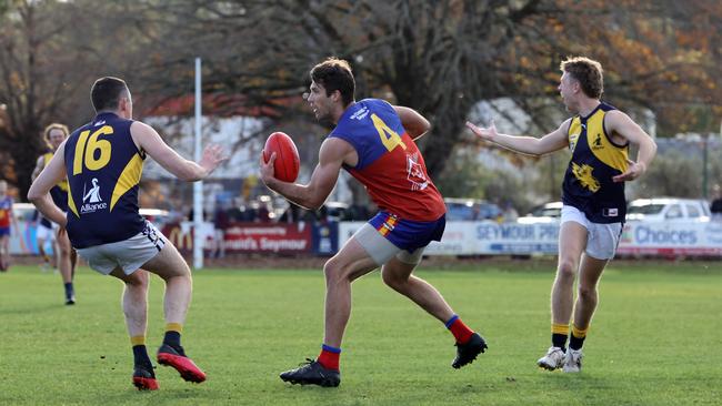 Rance played up forward and in the midfield. Picture: Alex Coppel.