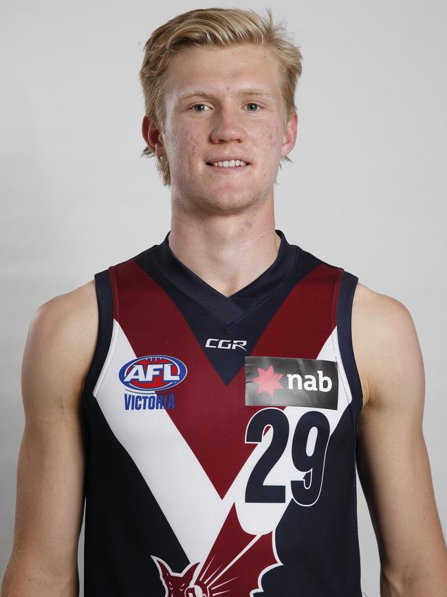 Fischer McAsey has been likened to gun Bulldog Aaron Naughton. Picture: AFL Media