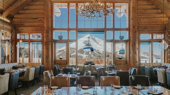 Everett's 800, an on-mountain restaurant at Big Sky Resort.