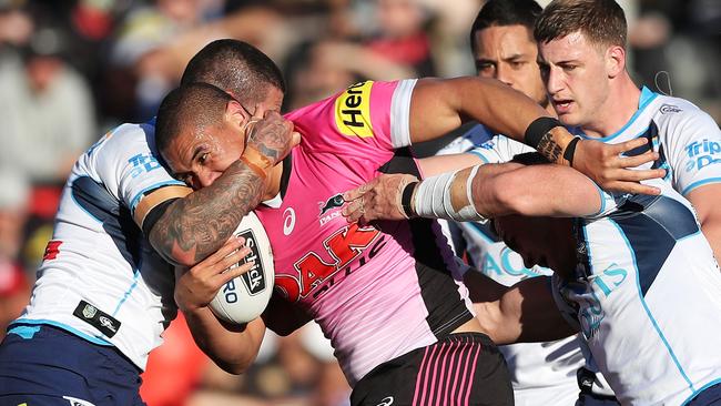 Leilani Latu gave the Panthers plenty from the bench against the Gold Coast.