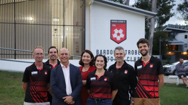 Labor will fund lighting for Bardon Latrobe FC if elected.