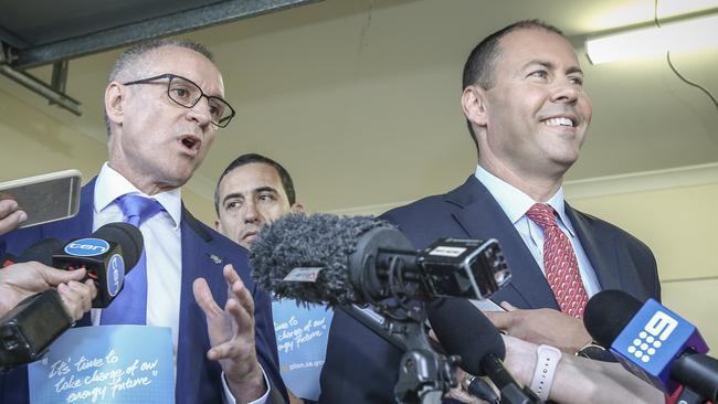 There was an unofficial debate between Jay Weatherill and federal Energy Minister Josh Frydenberd in Adelaide on Thursday.