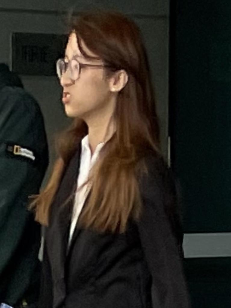 Sheung Yau leaves court on Friday.