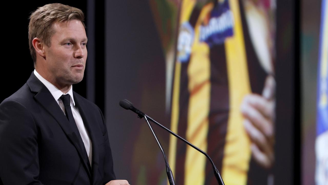 Sam Mitchell didn’t reference Alastair Clarkson in his Hall of Fame speech. Picture: Getty Images