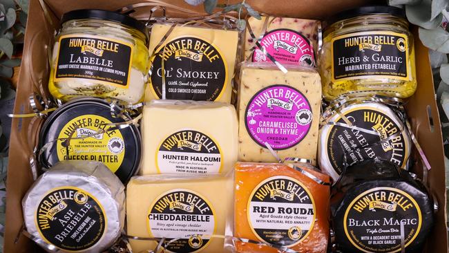 Some of the cheeses for sale. Picture: Jenifer Jagielski