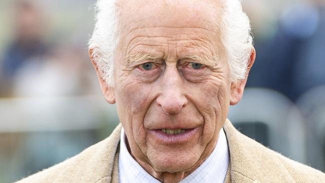 EDINBURGH, SCOTLAND - AUGUST 03: King Charles III attends The 2024 Mey Highland Games at John O'Groats Park on August 03, 2024 in Edinburgh, Scotland.  (Photo by Euan Cherry/Getty Images)