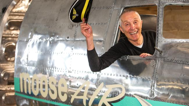 Moose Toys billionaire owner Manny Stul, aboard ‘Moose Air’..