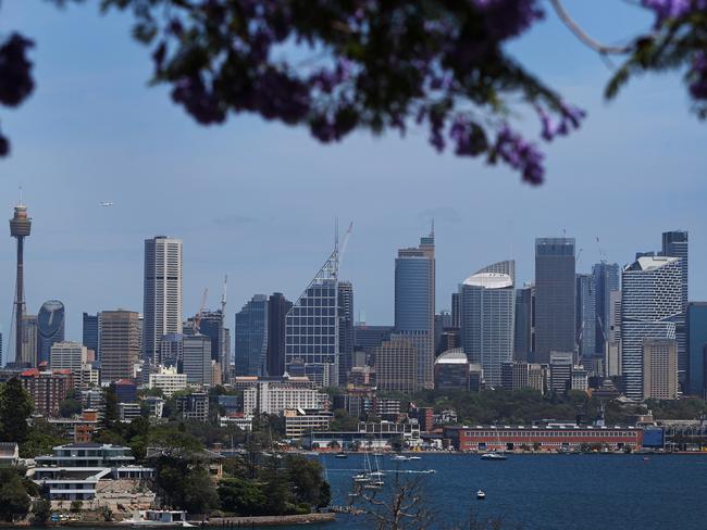 SYDNEY, AUSTRALIA - NOVEMBER 14: A general view of the Sydney CBD as seen from the Eastern Suburbs on November 14, 2023 in Sydney, Australia. The Reserve Bank of Australia raised its key benchmark rate last week as inflation continues to hobble a strong economic recovery. The higher rates, in addition to low housing stock, had led many into a situation of housing stress in both the rental and owner-occupier markets. (Photo by Lisa Maree Williams/Getty Images)