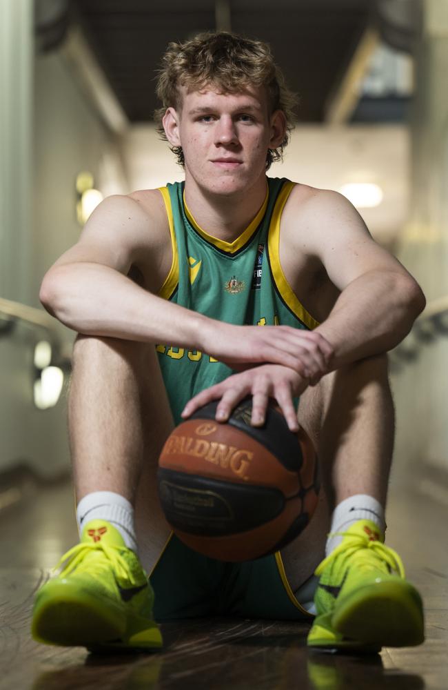 Rocco Zikarsky at the Australian Institute of Sport in Canberra. Picture: NCA NewsWire/Martin Ollman