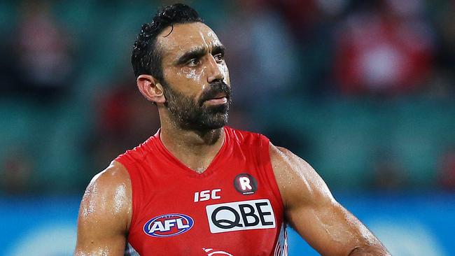 Sydney Swans legend Adam Goodes has declined to accept induction into the Australian Football Hall of Fame.