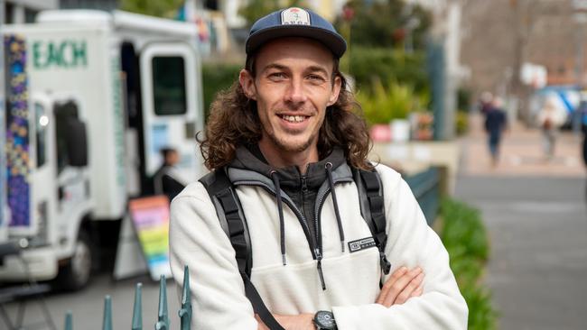 Ben Oakley is a 36-year-old man who has struggled with homelessness. Picture: Thomas Lisson