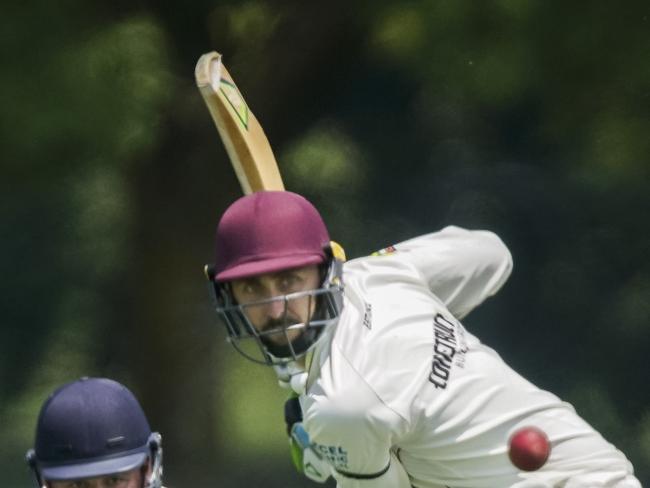 Adam Slack batting for Red Hill. Picture: Valeriu Campan