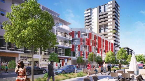 Plans for Wentworthville revitalisation shows the plaza at Dunmore St.