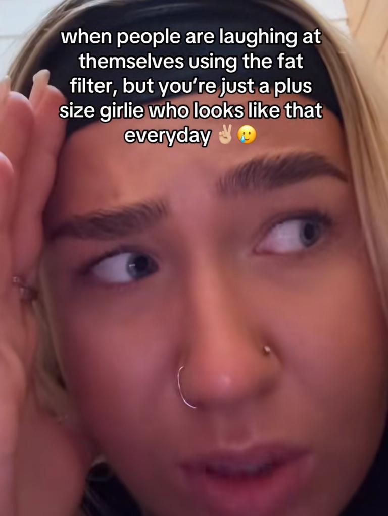 TikTok users were quick to call out the offensive trend. Picture: TikTok @sammyjessxx