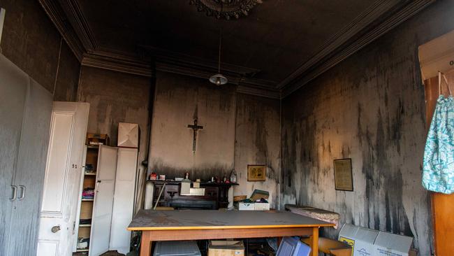Murphy House was extensively damaged. Picture: NCA NewsWire / Naomi Jellicoe