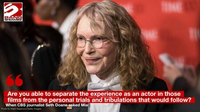 Mia Farrow “completely understands” actors who choose to work with her director ex Woody Allen