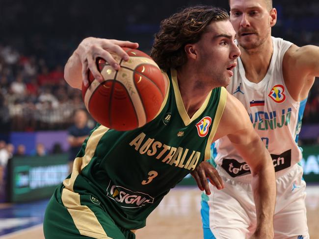 Josh Giddey has been brilliant for the Boomers. Picture: Getty Images