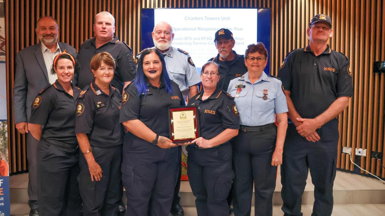 The Charters Towers Unit received the Operational Response of the Year award for their work during the Torrens Creek and Pentland bushfires.