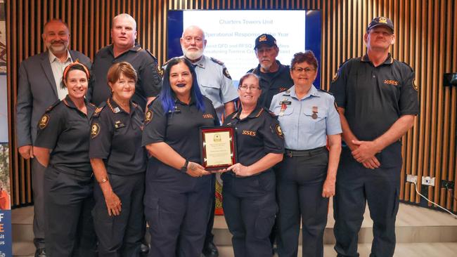 The Charters Towers Unit received the Operational Response of the Year award for their work during the Torrens Creek and Pentland bushfires.