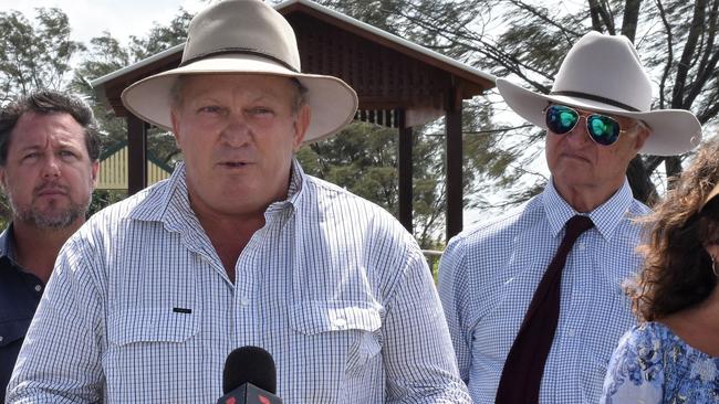 Katter’s Australian Party MP Shane Knuth, and the Akubra in question. Picture: Cameron Bates