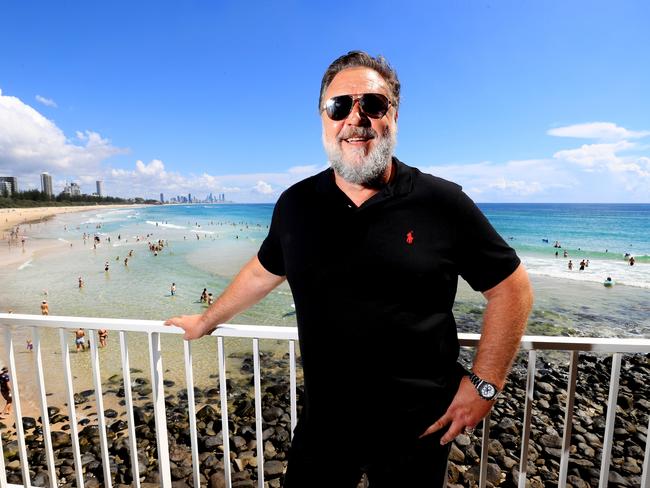 Russell Crowe’s ‘surprise’ for his looming Gold Coast visit