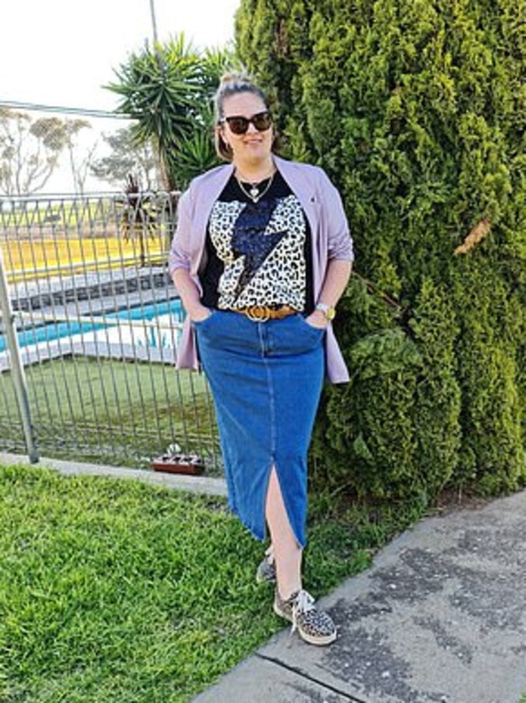 Blue skirt clearance kmart