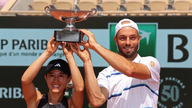 Miyu Kato is a grand slam champion. Photo by Julian Finney/Getty Images