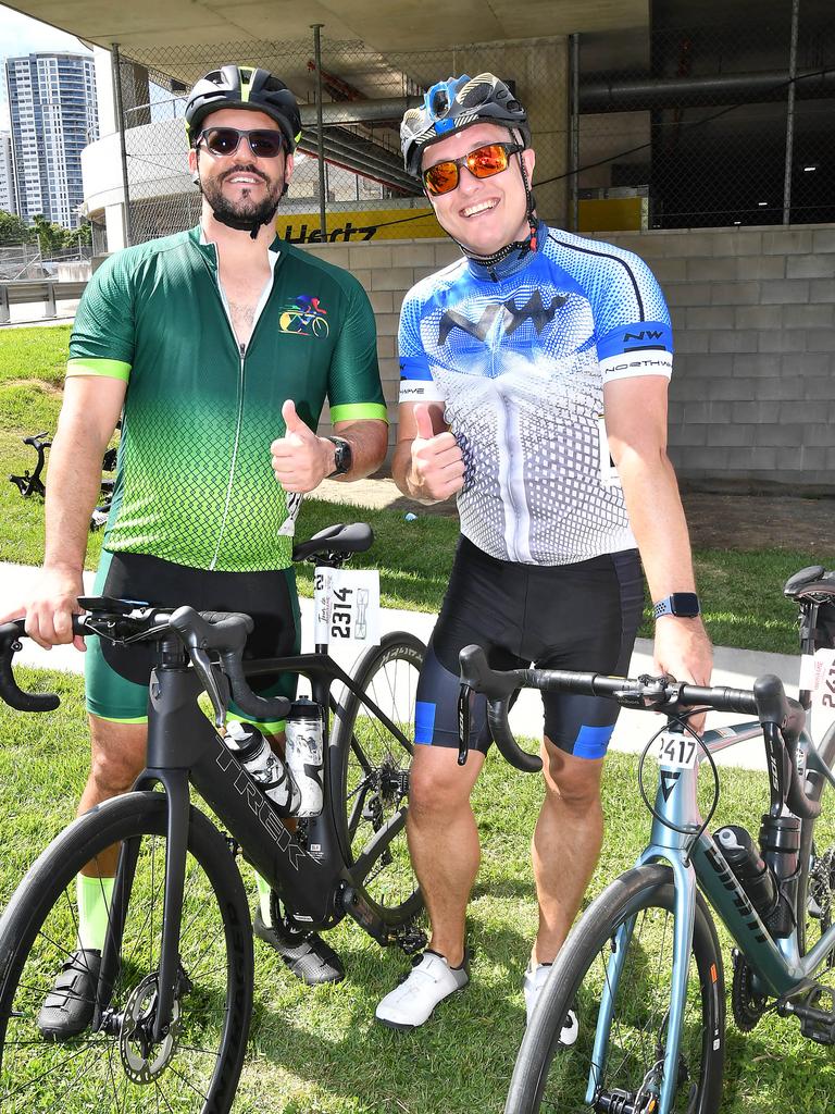 Tour de Brisbane. Sunday April 14, 2024. Picture, John Gass