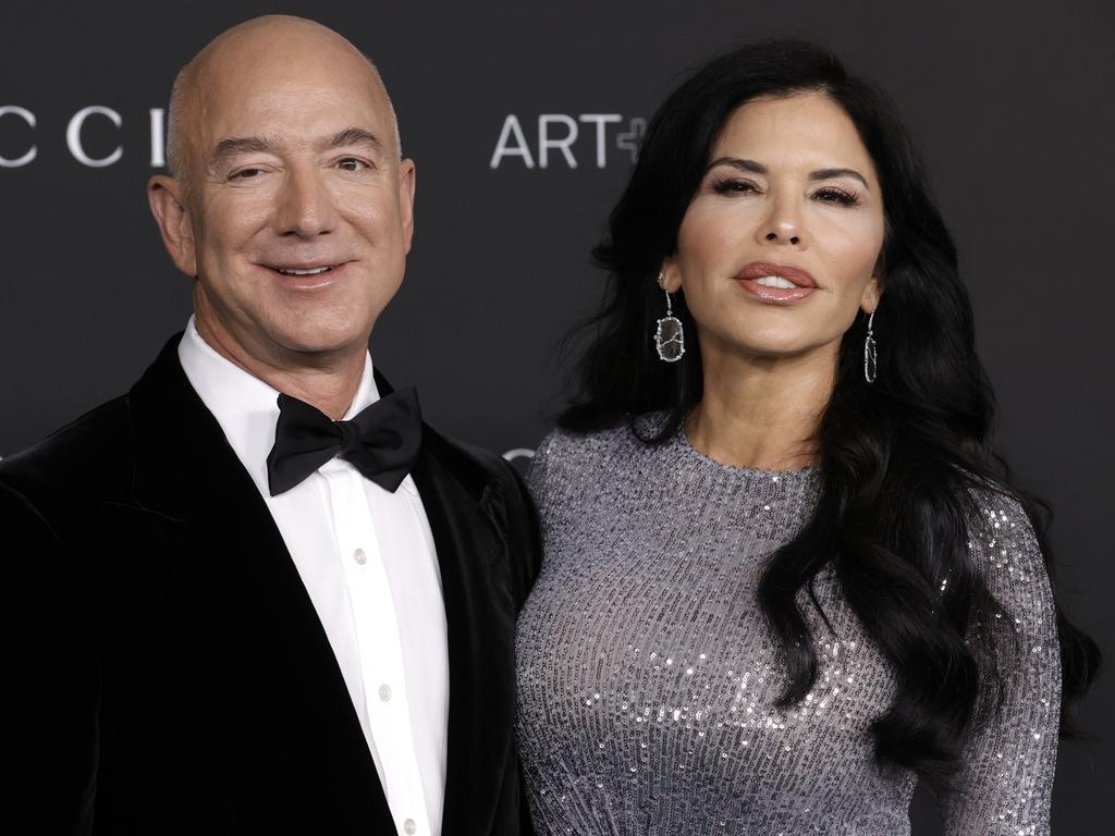 Jeff Bezos and his girlfriend of five years Lauren Sanchez have reportedly got engaged. Picture: Frazer Harrison/Getty Images