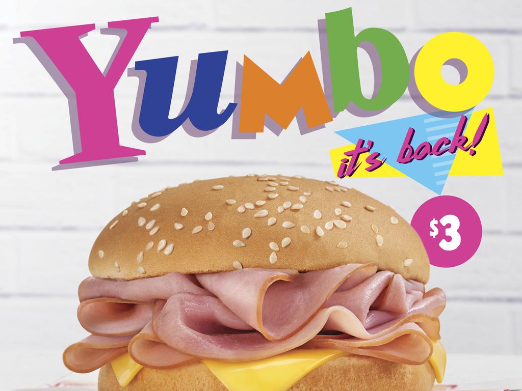 The Yumbo is returning to Hungry Jack's next week. Picture: Supplied.