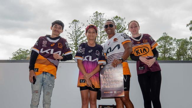 Brisbane Broncos training and fan day at Red Hill ahead of the Grand Final this weekend against Penrith.
