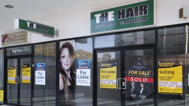 Empty and closed shopfronts and stripped interiors at Southport Central. Picture Glenn Hampson