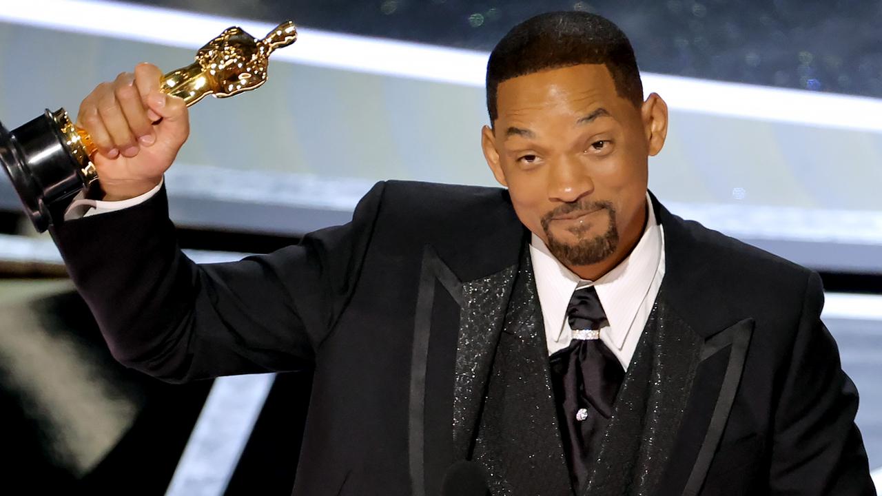 HOLLYWOOD, CALIFORNIA - MARCH 27: Will Smith accepts the Actor in a Leading Role award for Ã¢â‚¬ËœKing RichardÃ¢â‚¬â„¢ onstage during the 94th Annual Academy Awards at Dolby Theatre on March 27, 2022 in Hollywood, California. (Photo by Neilson Barnard/Getty Images)