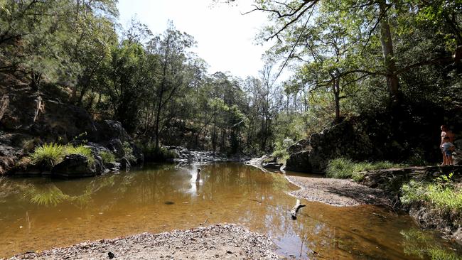 Cedar Creek at Samford Valley. Picture: AAP/Image Steve Pohlner