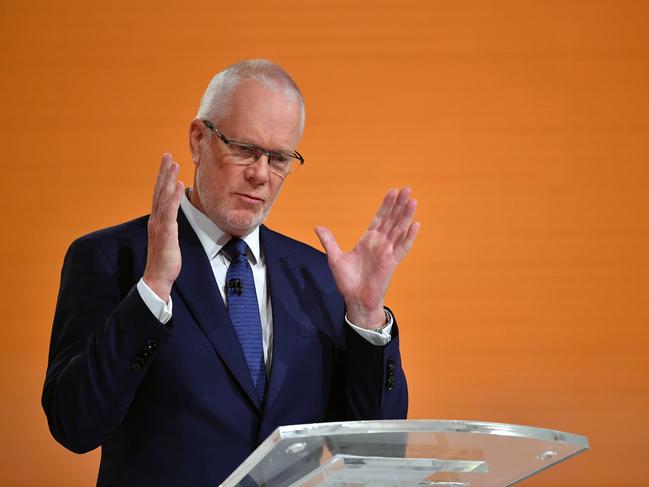 Former ABC Chairman Justin Milne. Picture: AAP/Joel Carrett