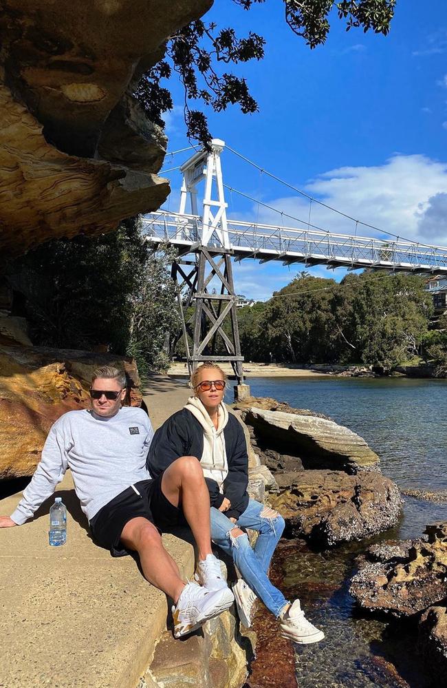 Pip Edwards and Michael Clarke show off their relationship on Instagram.