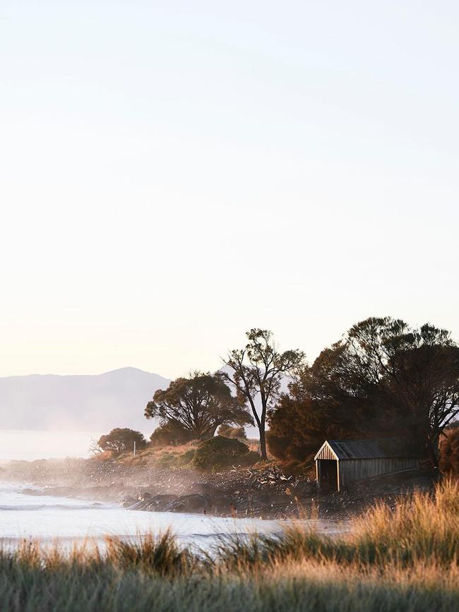 Morning mist rises from the bay. Picture: Piermont Resort.