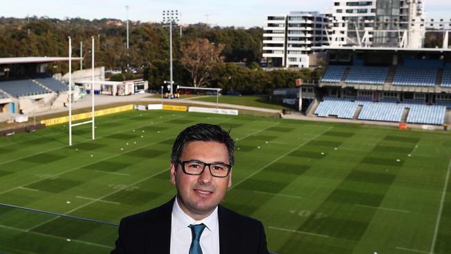 Cronulla Sharks chairman Dino Mezzatesta. Picture: Brett Costello