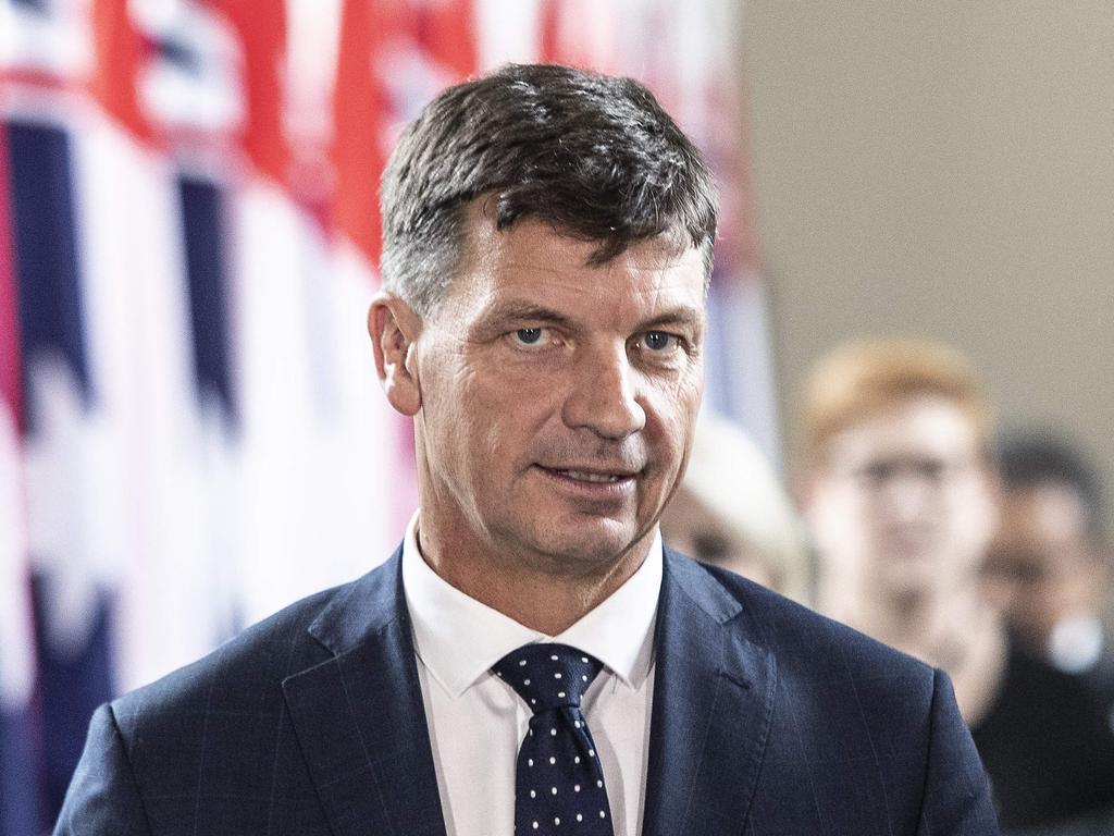 Angus Taylor was accused of plotting to replace Peter Dutton before the election. Picture Gary Ramage