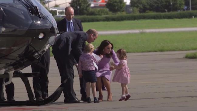 Princess Charlotte throws a little tantrum in Germany