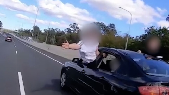 Wild video captures P-plater's dangerous act