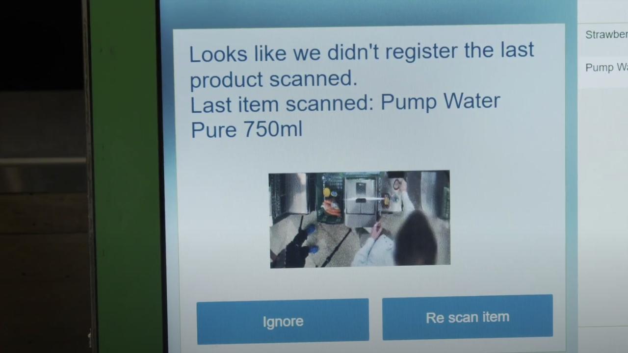 If a miss-scan occurs, a short video highlights the affected product and customers then have the opportunity to re-scan it.