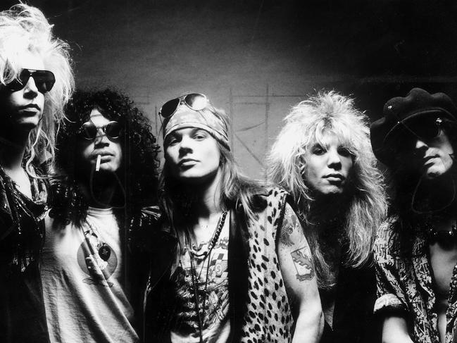 Members of rock band band "Guns 'n' Roses".