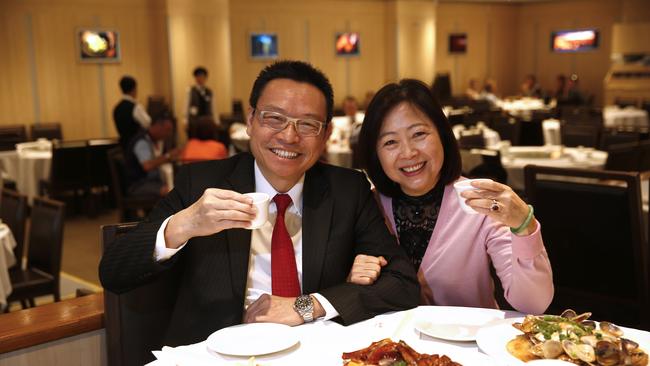 Golden Century owners Linda and Eric Wong. The restaurant has entered voluntary administration. Picture: Bradley Hunter