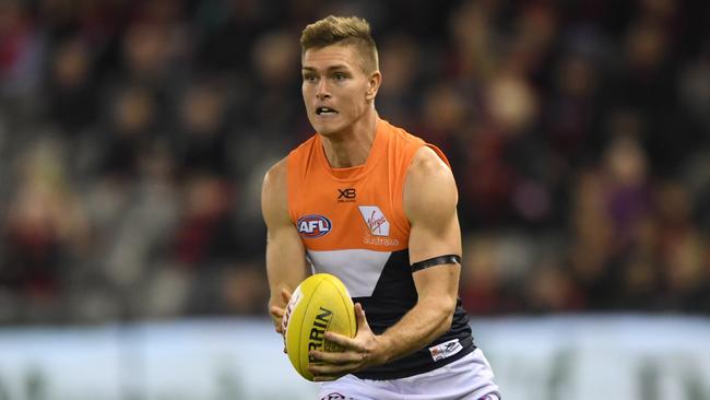 Giants utility Adam Tomlinson is another player linked to the Saints. Pic: AAP Image/Julian Smith