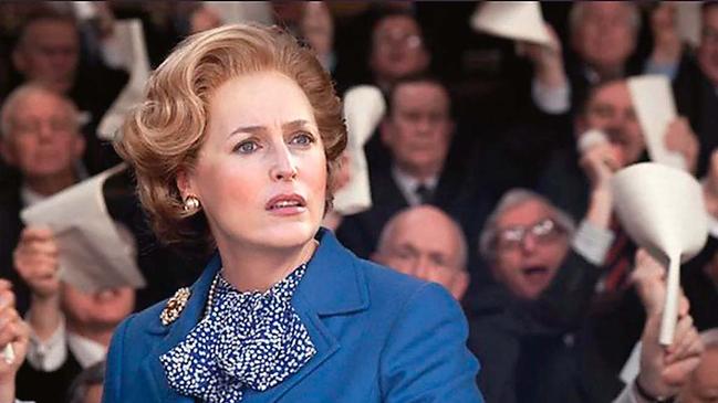 Gillian Anderson as Margaret Thatcher in The Crown. Picture: Netflix