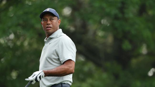 Tiger Woods doesn’t know how many more Masters campaigns he’s got left in him. Photo: Patrick Smith/Getty Images/AFP.