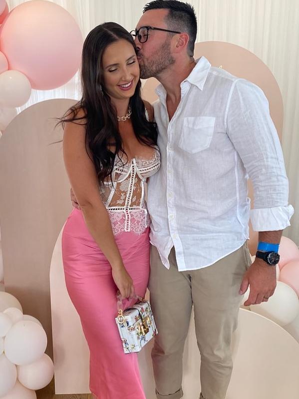 Isabelle Eleanore with husband Jeremy Meehan. Picture: Instagram