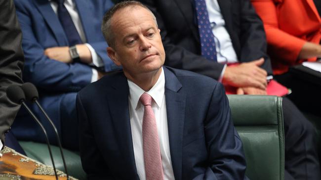 Opposition Leader Bill Shorten during Question Time. Picture: Gary Ramage.