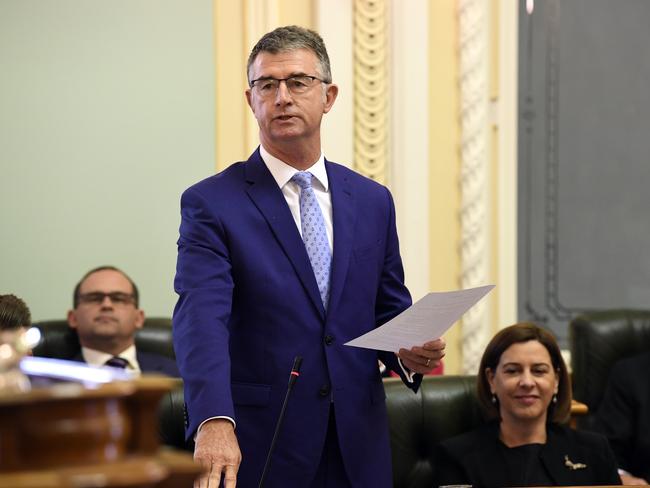 Queensland Deputy Opposition Leader Tim Mander is frustrated with Telstra. Picture: AAP